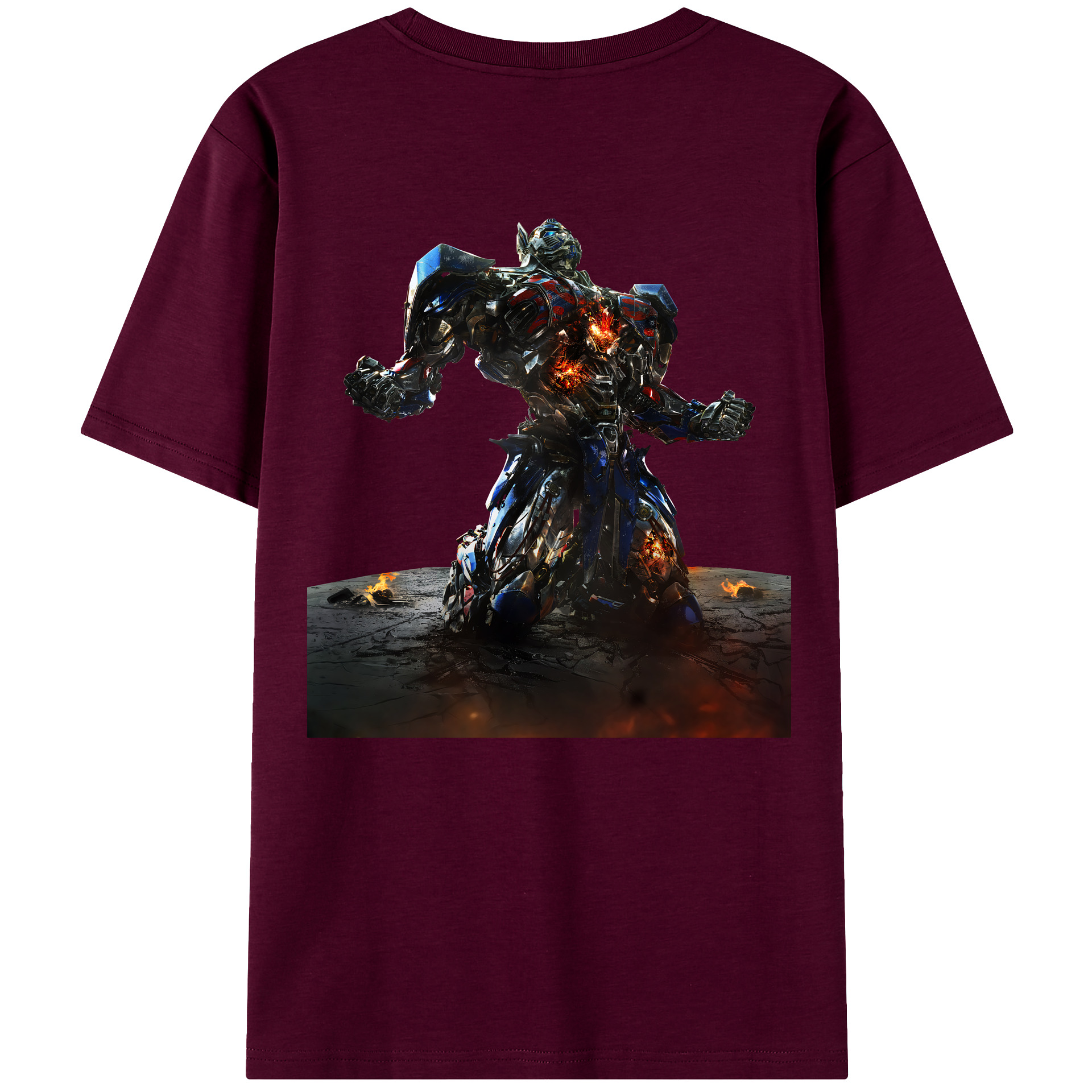 （画像用） Transformers トランスフォーマー レディース半袖Tシャツ(バックプリント)